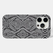 Zebra Abstrakt B&W Sherpa Blanket Case-Mate iPhone Hülle (Rückseite (Horizontal))