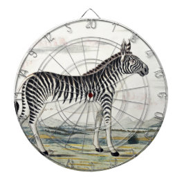 Zebra Africa Stripe Animal Zeichnend Illustration Dartscheibe