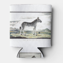 Zebra Africa Stripe Animal Zeichnend Illustration Dosenkühler