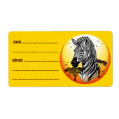 Zebra African Savanna Wild Animal (Vorne)
