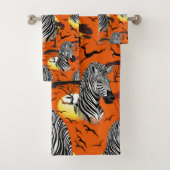 Zebra African Savanna Wild Animal Badhandtuch Set (Insitu)