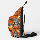Zebra African Savanna Wild Animal Crossbody Bag (Rechts)