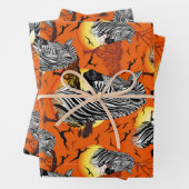 Zebra African Savanna Wild Animal Geschenkpapier Set (Beispiel)