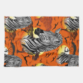 Zebra African Savanna Wild Animal Geschirrtuch (Horizontal)