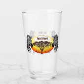Zebra African Savanna Wild Animal Glas (Vorderseite)