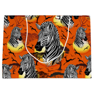 Zebra African Savanna Wild Animal Große Geschenktüte