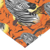 Zebra African Savanna Wild Animal Kurzer Tischläufer (Ecke)