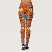Zebra African Savanna Wild Animal Leggings (Rückseite)