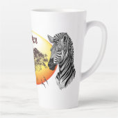 Zebra African Savanna Wild Animal Milchtasse (Rechts)