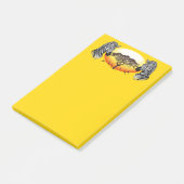 Zebra African Savanna Wild Animal Post-it Klebezettel (angewinkelt)