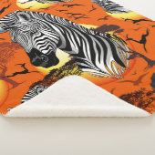 Zebra African Savanna Wild Animal Sherpadecke (3/4)