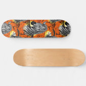 Zebra African Savanna Wild Animal Skateboard (Horizontal)