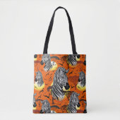Zebra African Savanna Wild Animal Tasche (Vorderseite)