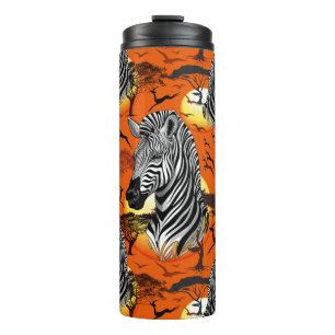 Zebra African Savanna Wild Animal Thermosbecher