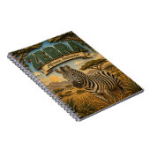 Zebra Afrikanische Savanne POPCUT Notizblock (Rechte Seite)