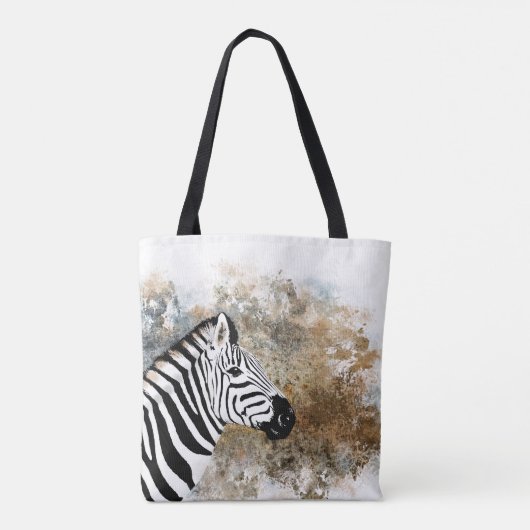 Zebra-afrikanisches Wildtier Tasche (Rückseite)