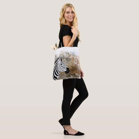 Zebra-afrikanisches Wildtier Tasche (Am Model)