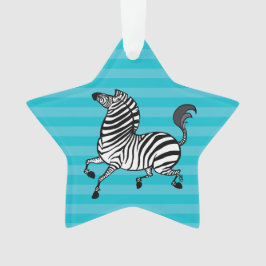 Zebra-Akrylverzierung Ornament
