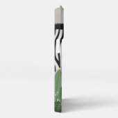 Zebra amongst Leaves Phone Case iPhone Hülle (Rechte Seite)