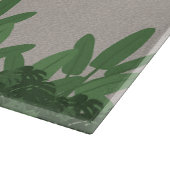 Zebra amongst Leaves Schneidebrett (Ecke)