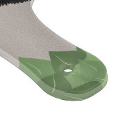 Zebra amongst Leaves Schneidebrett (Ecke)