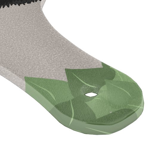 Zebra amongst Leaves Schneidebrett (Ecke)