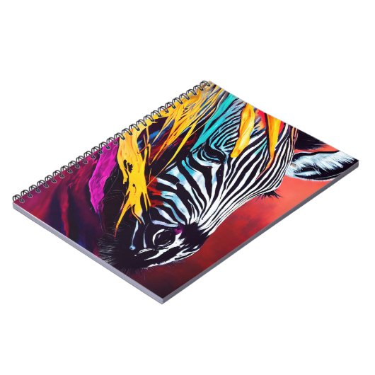 Zebra Animal Discovery Adventure Nature Planet Notizblock (Linke Seite)