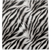 Zebra Animal Fur Duschvorhang (Vorderseite)