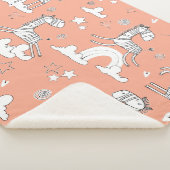 Zebra Animal Line Set Sherpadecke (3/4)
