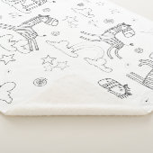 Zebra Animal Line Set Sherpadecke (3/4)