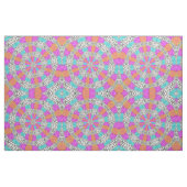 Zebra Animal Orange Pink Blue Print Muster Fabric Stoff (Yard (91,4 cm))