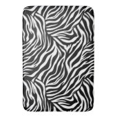 Zebra Animal Print Bath Mat Badematte (Vorderseite Vertikal)