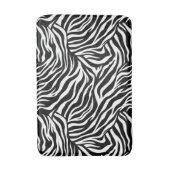 Zebra Animal Print Bath Mat Badematte (Vorderseite Vertikal)