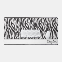 Zebra Animal Print Custom Curry Name