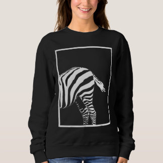 Zebra Animal Print for Zebra Graphic Zebra Print Sweatshirt
