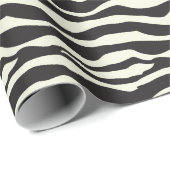 Zebra Animal Print Geschenkpapier (Rolleneckpunkt)