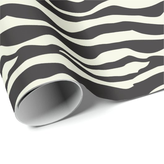 Zebra Animal Print Geschenkpapier (Rolleneckpunkt)
