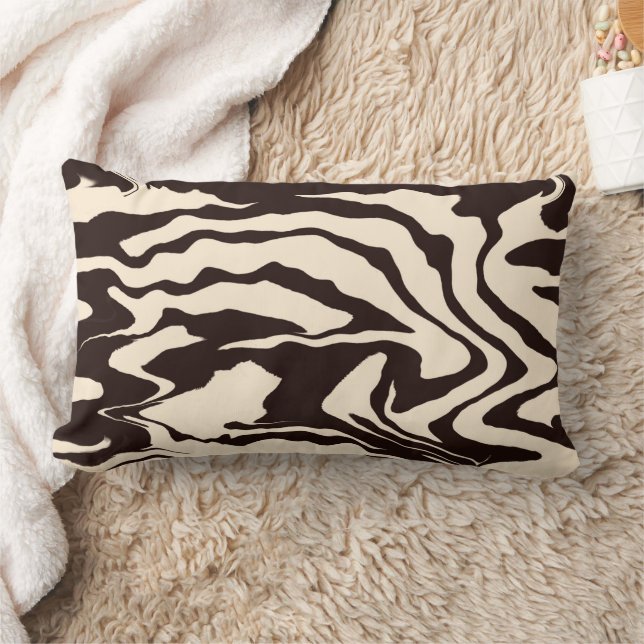 Zebra Animal Print Lendenkissen (Decke)