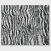 Zebra Animal Print Muster Geschenkpapier (Flach)