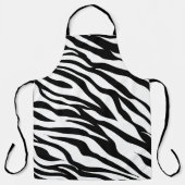 Zebra Animal Print Muster Schürze (Vorderseite)