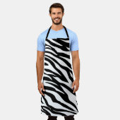 Zebra Animal Print Muster Schürze (Getragen)