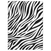 Zebra Animal Skin Print Pattern-15391 Klemmbrett (Rückseite)