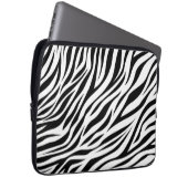 Zebra Animal Skin Print Pattern-15391 Laptopschutzhülle (Vorne Rechts)