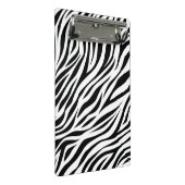 Zebra Animal Skin Print Pattern-15391 Mini Klemmbrett (Schrägansicht)