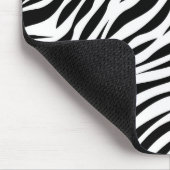 Zebra Animal Skin Print Pattern-15391 Mousepad (Ecke)