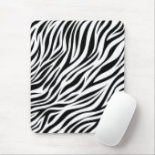 Zebra Animal Skin Print Pattern-15391 Mousepad (Mit Mouse)