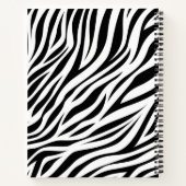 Zebra Animal Skin Print Pattern-15391 Notizblock (Rückseite)
