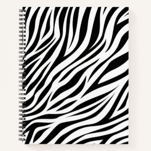 Zebra Animal Skin Print Pattern-15391 Notizblock