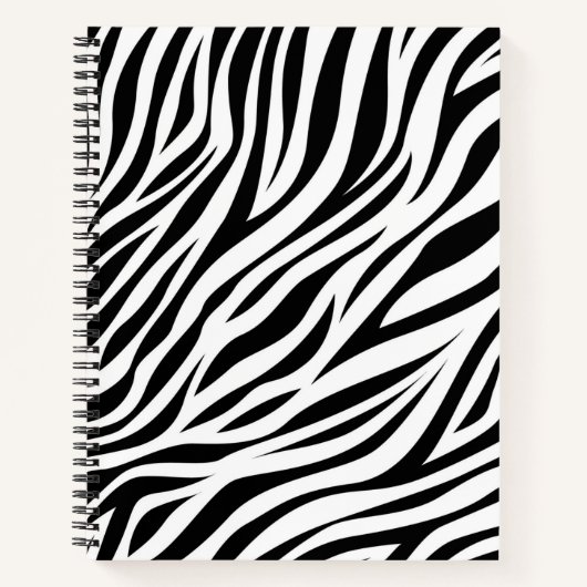 Zebra Animal Skin Print Pattern-15391 Notizblock (Vorderseite)