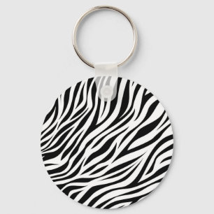 Zebra Animal Skin Print Pattern-15391 Schlüsselanhänger